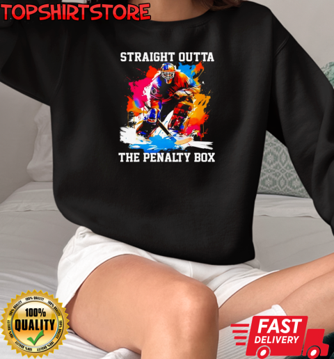 Ice hockey player straight outta the penalty box T-Shirt Unisex Sweatshirt