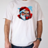 Illustration of Santa Claus Holding a Red Cup T-Shirt Classic Men's T-shirt