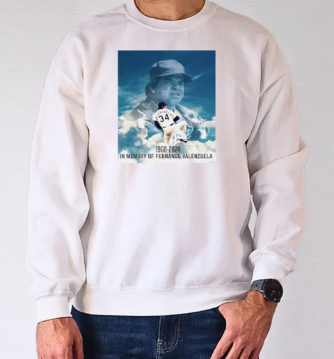 In memory of Fernando Valenzuela 1960 2024 Post T-Shirt Unisex Sweatshirt