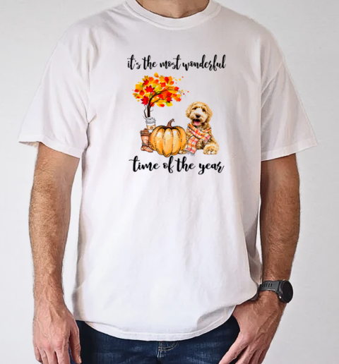 It's The Most Wonderful Time Of The Year Labradoodle Dog T-Shirt Classic Men's T-shirt