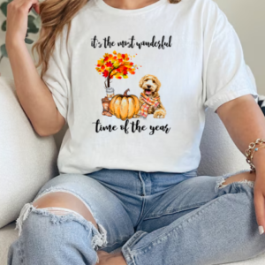 It's The Most Wonderful Time Of The Year Labradoodle Dog T-Shirt Classic Women's T-shirt