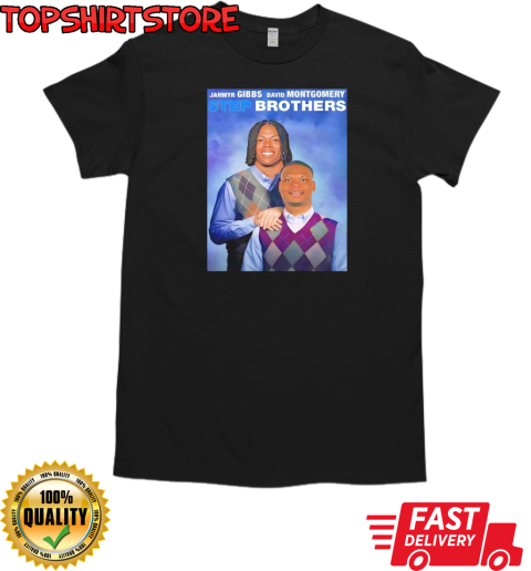 Jahmyr Gibbs David Montgomery Step Brothers T-Shirt Classic Men's T-shirt