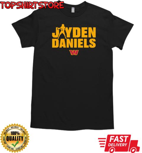 Jayden Daniels Washington Commanders play motion vintage T-Shirt Classic Men's T-shirt