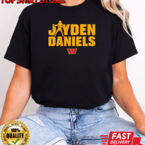 Jayden Daniels Washington Commanders play motion vintage T-Shirt Classic Women's T-shirt