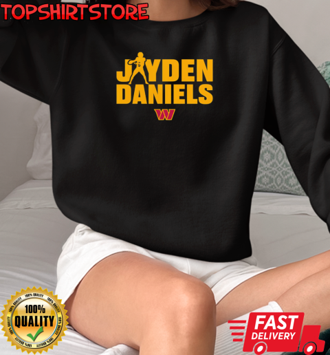 Jayden Daniels Washington Commanders play motion vintage T-Shirt Unisex Sweatshirt