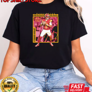 Jayden Daniels Washington Commanders player frame vintage T-Shirt Classic Women's T-shirt