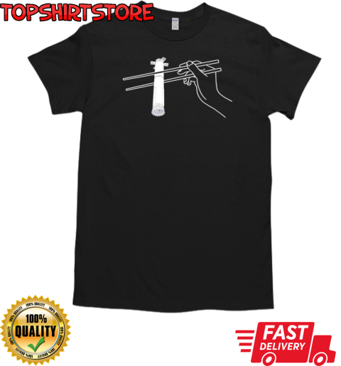 Joe Tegtmeyer Spacex Super Heavy Starship Booster Chopsticks Science Space Retro T-Shirt Classic Men's T-shirt