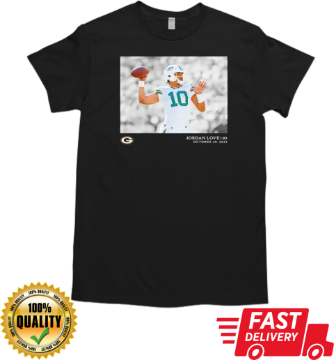 Jordan Love Green Bay Packers NFL football flash features week 7 T-Shirt Classic Men's T-shirt