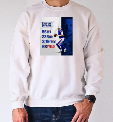 Josh Allen One Hundred T-Shirt Unisex Sweatshirt