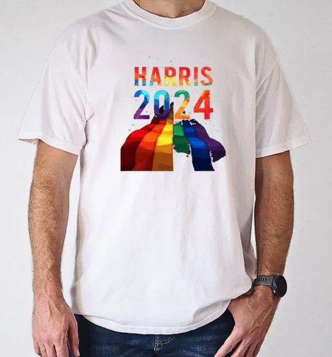 Kamala Harris 2024 Pride Colorful T-Shirt Classic Men's T-shirt