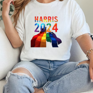 Kamala Harris 2024 Pride Colorful T-Shirt Classic Women's T-shirt