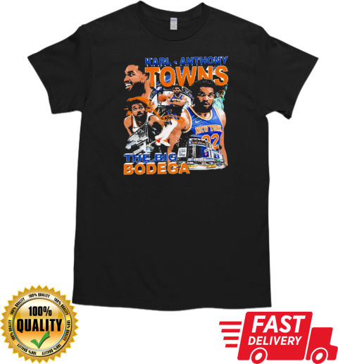 Karl Anthony Towns New York Knicks NBA basketball The Big Bodega graphic T-Shirt Classic Men's T-shirt