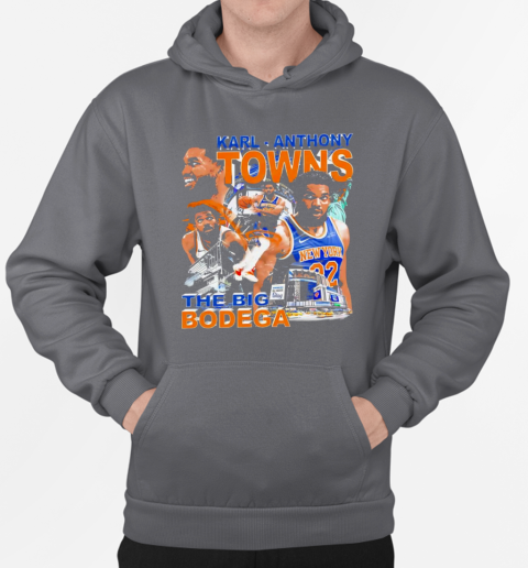 Karl Anthony Towns New York Knicks NBA basketball The Big Bodega graphic T-Shirt Unisex Hoodie