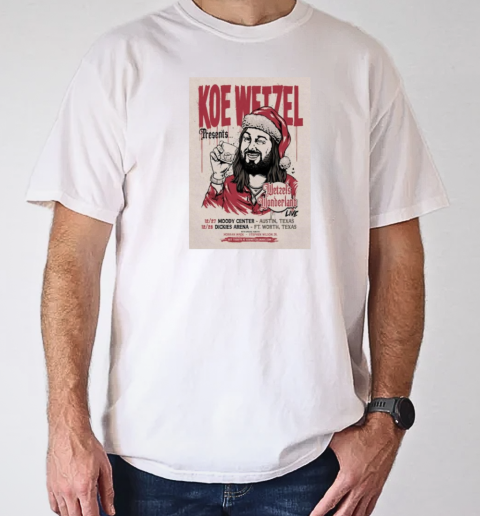 Koe Wetzel Music Dec 27 2024 Moody Center In Austin TX T-Shirt Classic Men's T-shirt