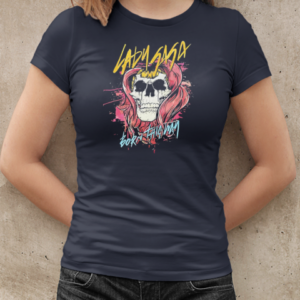 Lady Gaga born this way skull T-Shirt Classic Women's T-shirt