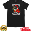 Light black cat Christmas funny sorry Santa Ive been feral T-Shirt Classic Men's T-shirt