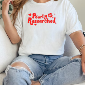 Lips Poorly Researched T-Shirt Classic Women's T-shirt