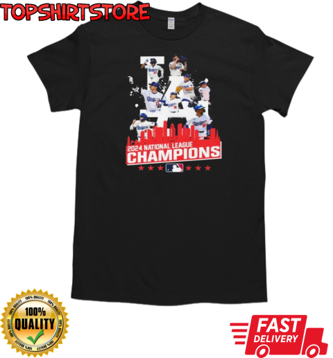 Los Angeles Dodgers 2024 National League Champions Best Team Portrait T-Shirt Classic Men's T-shirt