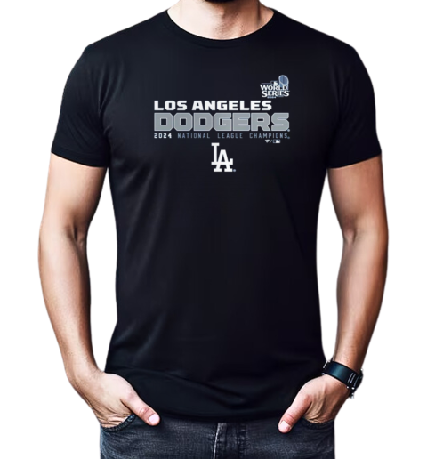 Los Angeles Dodgers 2024 National League Champions MLB World Series 2024 T-Shirt Classic Men's T-shirt