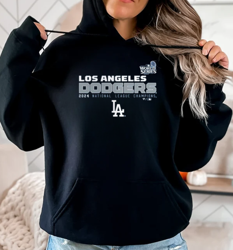 Los Angeles Dodgers 2024 National League Champions MLB World Series 2024 T-Shirt Unisex Hoodie