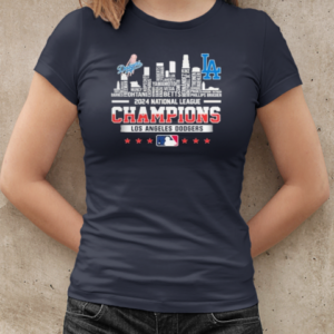 Los Angeles Dodgers 2024 National League Champions Skyline T-Shirt Classic Women's T-shirt