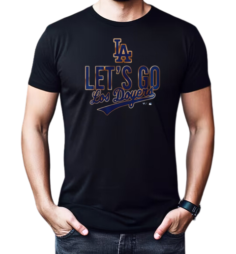 Los Angeles Dodgers 2024 National League Champions – LA Dodgers Let Go T-Shirt Classic Men's T-shirt