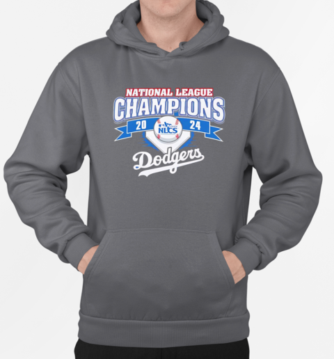 Los Angeles Dodgers '47 2024 National League Champions T-Shirt Unisex Hoodie