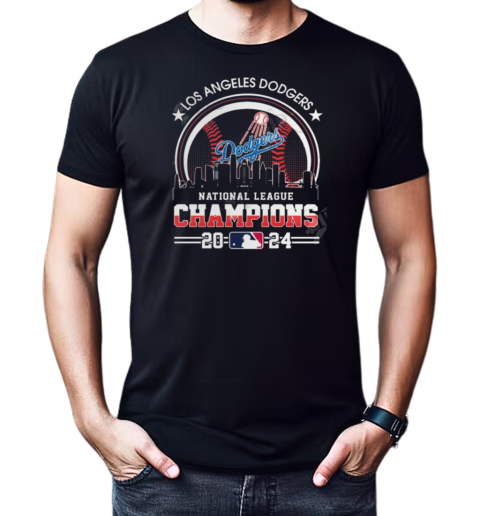 Los Angeles Dodgers National League Champions 2024 T-Shirt Classic Men's T-shirt