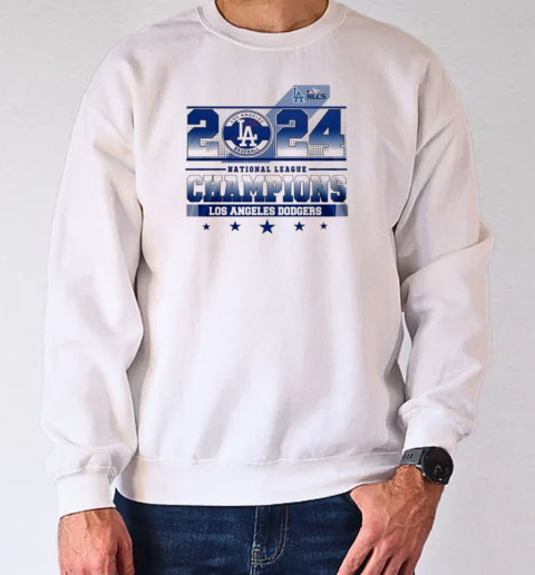 Los Angeles Dodgers National League Champions Victory 2024 T-Shirt Unisex Sweatshirt