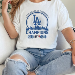 Los Angeles Dodgers National League Skyline Champions 2024 T-Shirt Classic Women's T-shirt