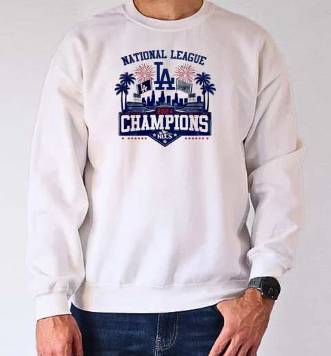 Los Angeles Dodgers Victory National League NLCS Champions 2024 T-Shirt Unisex Sweatshirt