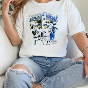 Los Angeles Dodgers and New York Yankees East vs West heavyweight showdown world championship 2024 T-Shirt Classic Women's T-shirt