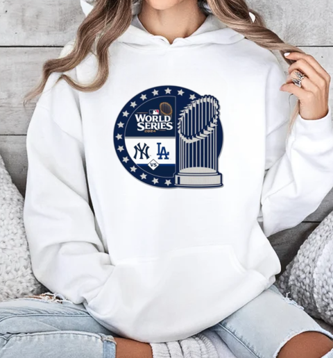 Los Angeles Dodgers vs. New York Yankees 2024 World Series Matchup Collector MLB T-Shirt Unisex Hoodie