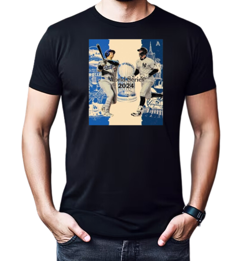 Los Angeles Dodgers vs. New York Yankees In The 2024 World Series Poster T-Shirt Classic Men's T-shirt