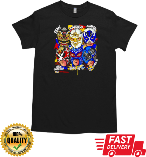 MLW Stars of CMLL Faces T-Shirt Classic Men's T-shirt