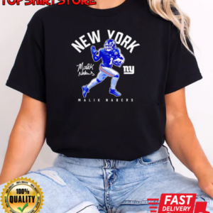 Malik Nabers New York Giants stiff arm vintage T-Shirt Classic Women's T-shirt