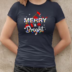 Merry And Bright Firefighter T-Shirt Classic Women's T-shirt