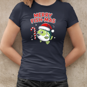 Merry Fish mas T-Shirt Classic Women's T-shirt