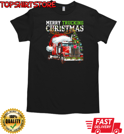 Merry Trucking Christmas  Christmas Trucker Classic Men's T-shirt