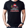 Merry Trucking Christmas Santa Hat T-Shirt Classic Men's T-shirt