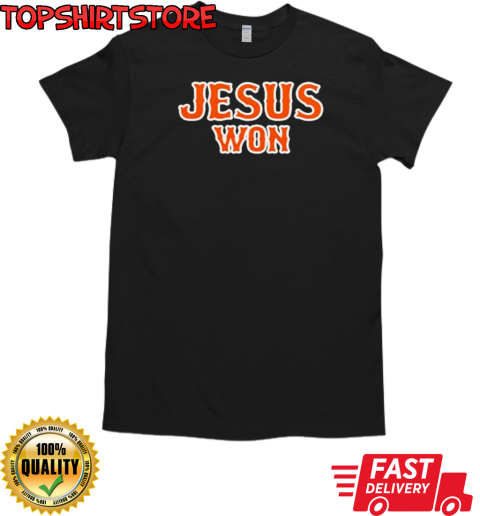 Mets Jesus Won OMG 2024 T-Shirt Classic Men's T-shirt