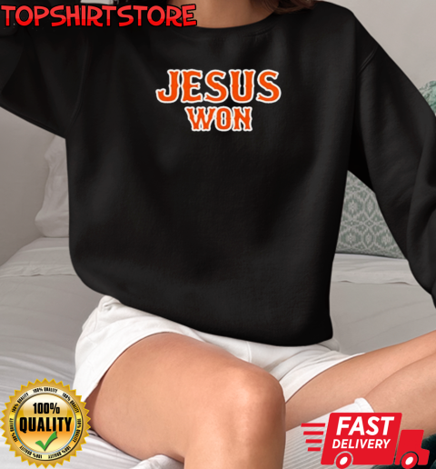 Mets Jesus Won OMG 2024 T-Shirt Unisex Sweatshirt