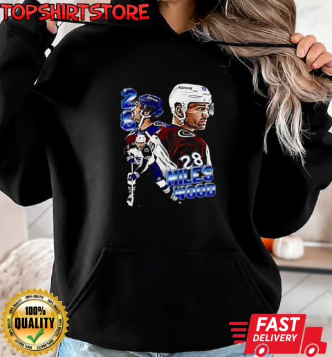 Miles Wood Colorado Avalanche 28 jersey T-Shirt Unisex Hoodie