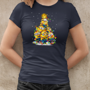 Minions Christmas Tree T-Shirt Classic Women's T-shirt