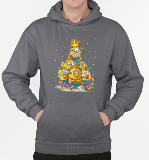 Minions Christmas Tree T-Shirt Unisex Hoodie