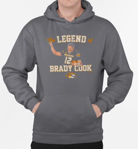 Mizzou Tigers Football The Legend Of Brady Cook T-Shirt Unisex Hoodie