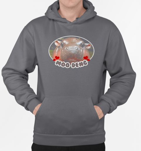 Moo Deng Hippo T-Shirt Unisex Hoodie