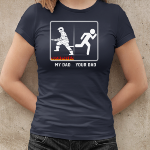 My Dad Cool Father's Day Firefighter T-Shirt Classic Women's T-shirt