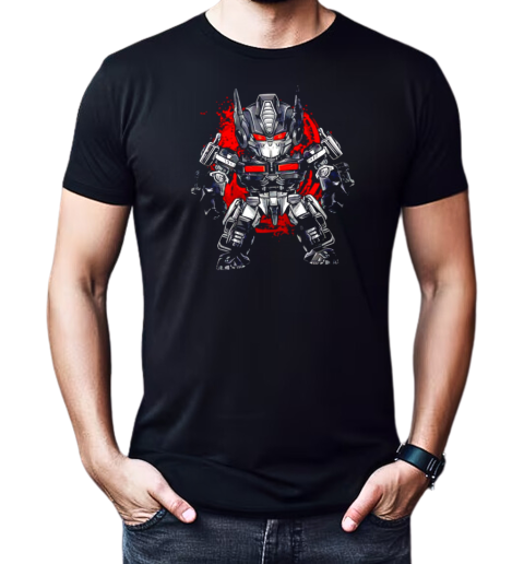 Nemesis Prime Transformers Chibi Nemesis retro T-Shirt Classic Men's T-shirt