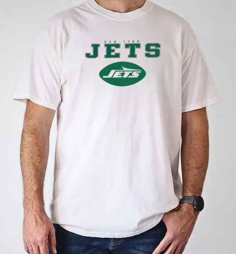 New York Jets Gameday Couture Women's Big Goals Relaxed Fit French Terry Pullover T-Shirt Classic Men's T-shirt